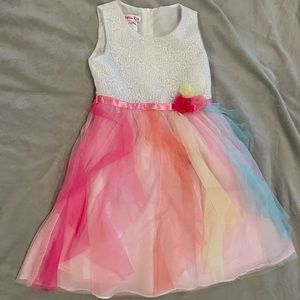 Jessica Anne Rainbow Tutu Dress Size 6X